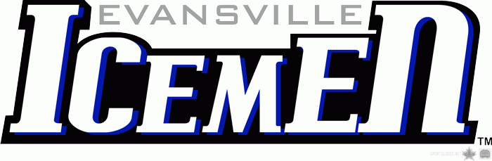 evansville icemen 2012-pres wordmark logo iron on transfers for clothing